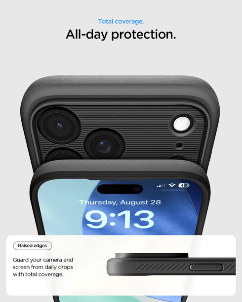 Spigen iPhone 17 Pro Case – Rugged Armor (MagFit)